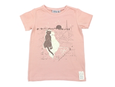 Wheat t-shirt Paris view misty rose